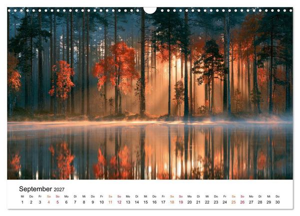 Produktbild: Zeitreise Natur (Wandkalender 2027 DIN A3 quer), CALVENDO Monatskalender