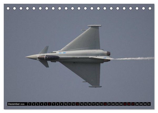Produktbild: Augenblicke in der Luft: Eurofighter Typhoon (Tischkalender 2026 DIN A5 quer), CALVENDO Monatskalender