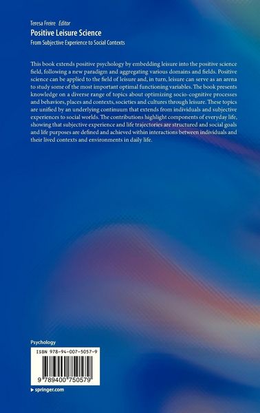 Produktbild: Positive Leisure Science