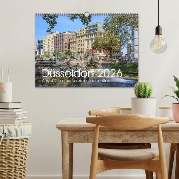Produktbild: D&uuml;sseldorf - Ansichten einer faszinierenden Stadt (Wandkalender 2026 DIN A3 quer), CALVENDO Monatskalender