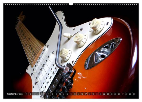 Produktbild: Gitarren Snapshots (hochwertiger Premium Wandkalender 2026 DIN A2 quer), Kunstdruck in Hochglanz