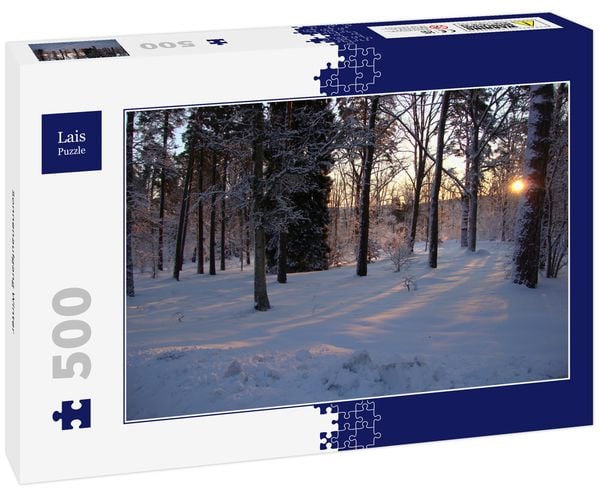 Produktbild: Lais Puzzle Sonnenaufgang Winter 500 Teile