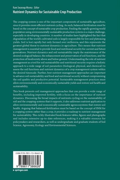 Produktbild: Nutrient Dynamics for Sustainable Crop Production