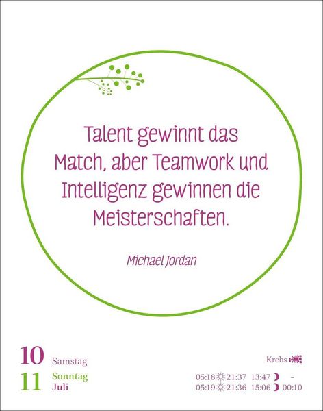 Produktbild: Heute ist dein Tag! Tagesabrei&szlig;kalender 2027 - 313 positive Zitate f&uuml;r 2027
