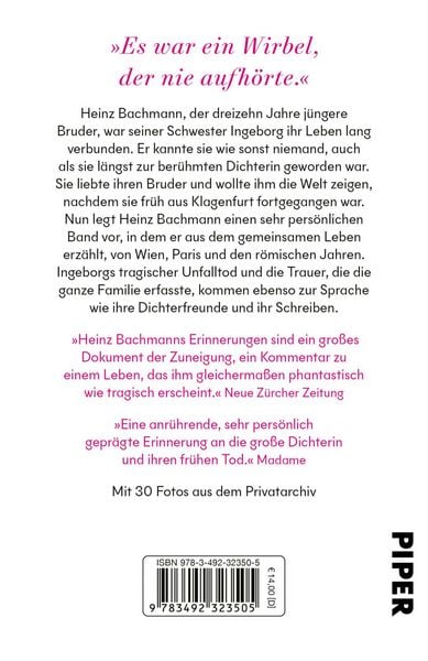 Produktbild: Ingeborg Bachmann, meine Schwester
