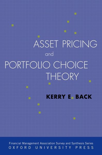 Produktbild: Asset Pricing and Portfolio Choice Theory