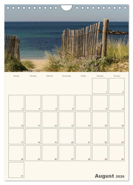 Produktbild: Sommertage in der Bretagne (Wandkalender 2026 DIN A4 hoch), CALVENDO Monatskalender