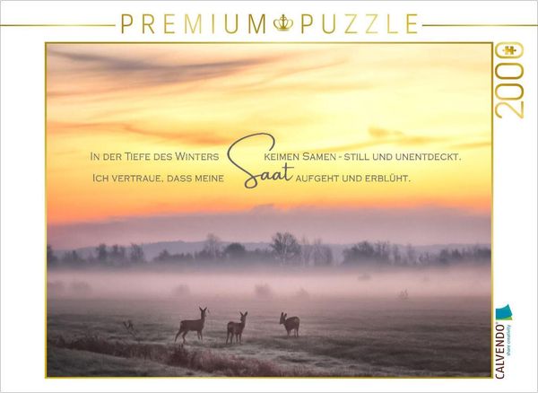 CALVENDO Puzzle Saat | 2000 Teile Lege-Größe 90x67cm Foto-Puzzle für glückliche Stunden