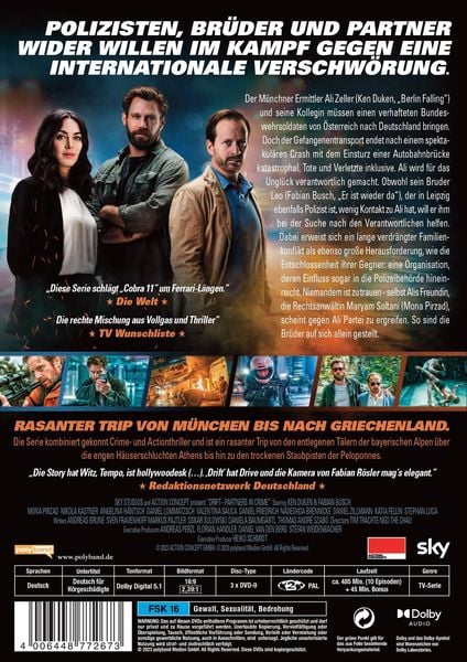 Produktbild: Drift - Partners in Crime. Die kompletten Staffeln 1 + 2 [3 DVDs]