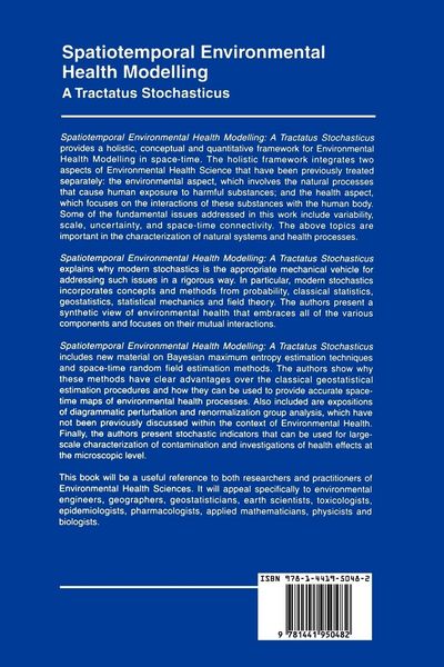 Produktbild: Spatiotemporal Environmental Health Modelling: A Tractatus Stochasticus