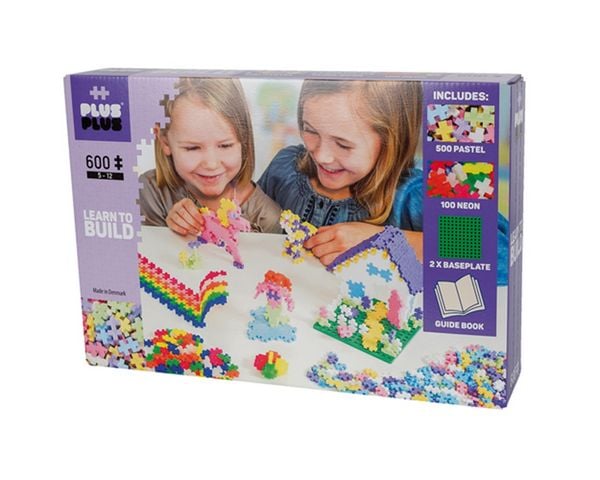 Produktbild: Plus Plus,600 Kreativ Bausteine Pastell