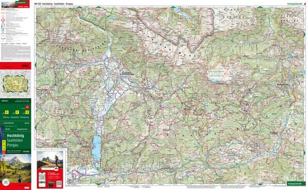 Produktbild: Freytag & berndt Wanderkarte WK 103 Hochk&ouml;nig, Saalfelden - Pongau 1:50.000
