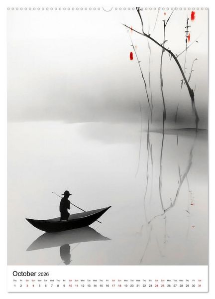 Produktbild: Zen Serenity (Wall Calendar 2026 DIN A2 portrait), CALVENDO 12 Month Wall Calendar