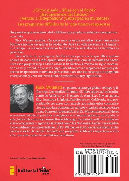 Produktbild: El Respuestas a Las Dificultades de la Vida = Answer to Life's Difficult Questions