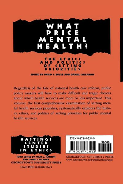 Produktbild: What Price Mental Health?