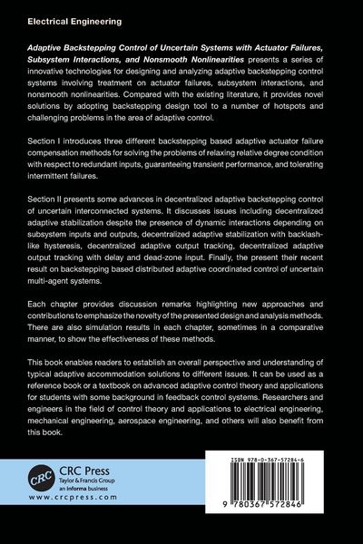 Produktbild: Adaptive Backstepping Control of Uncertain Systems with Actuator Failures, Subsystem Interactions, and Nonsmooth Nonlinearities