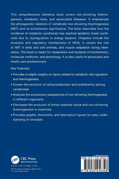 Produktbild: Biochemistry of Non-Shivering Thermogenesis in Vertebrates