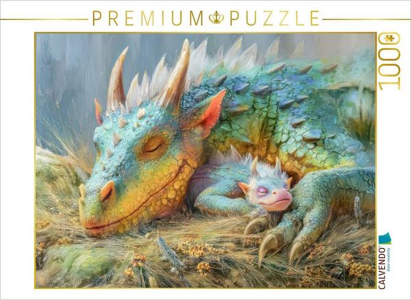 CALVENDO Puzzle Drachen | 1000 Teile Lege-Größe 64x48cm Foto-Puzzle für glückliche Stunden