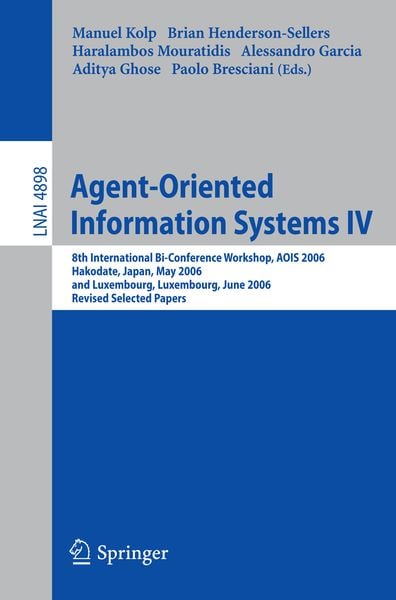 Produktbild: Agent-Oriented Information Systems IV