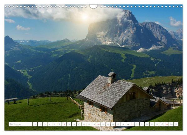 Produktbild: Bekannte und unbekannte Wanderziele in S&uuml;dtirol (Wandkalender 2026 DIN A3 quer), CALVENDO Monatskalender