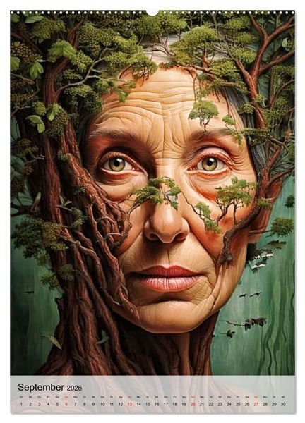 Produktbild: Das Gesicht der B&auml;ume (hochwertiger Premium Wandkalender 2026 DIN A2 hoch), Kunstdruck in Hochglanz