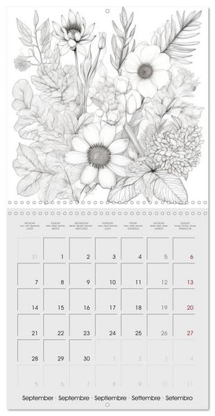 Produktbild: Le monde v&eacute;g&eacute;tal (Calendrier mural carr&eacute; 2026 30x30 cm) Calendrier double avec une page pour vos prises de notes