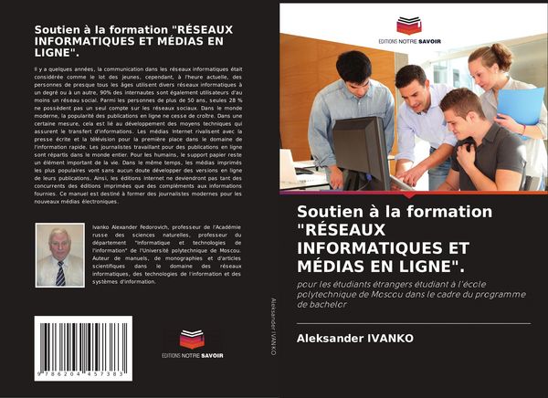 Produktbild: Soutien &Agrave; La Formation "r&eacute;seaux Informatiques Et M&eacute;dias En Ligne".