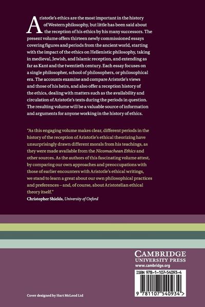 Produktbild: The Reception of Aristotle's Ethics