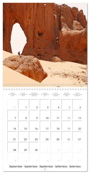 Produktbild: Desert - unknown exciting (Wall Calendar 2026 12 &times; 12 Inch) CALVENDO 12 Month Wall Calendar