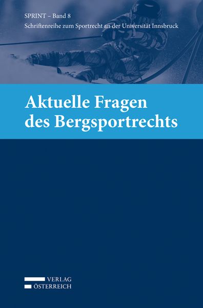 Produktbild: Aktuelle Fragen des Bergsportrechts