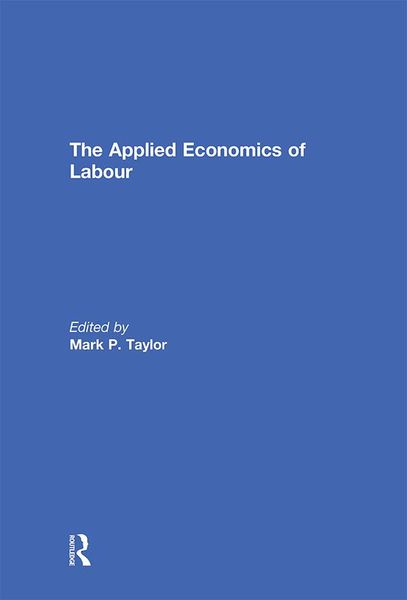 Produktbild: The Applied Economics of Labour