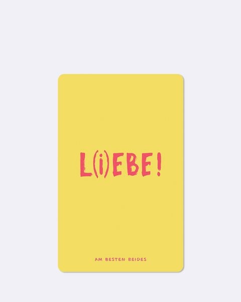 Produktbild: Lunacard Postkarte *Liebe, lebe
