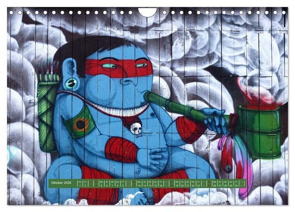 Produktbild: Street Art in London - cool, stylisch und hochprofessionell (Wandkalender 2026 DIN A4 quer), CALVENDO Monatskalender