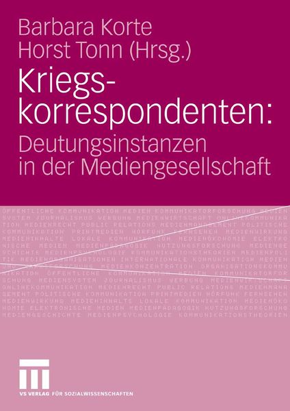 Produktbild: Kriegskorrespondenten