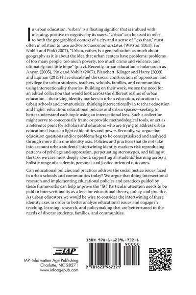 Produktbild: Intersectionality and Urban Education