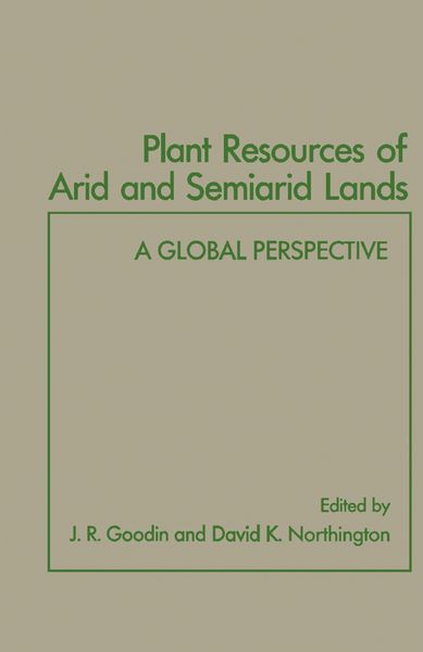 Produktbild: Plant Resources of Arid and Semiarid Lands