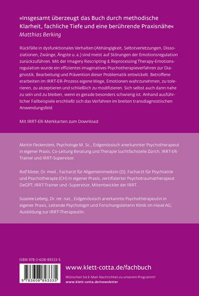 Produktbild: IRRT-Emotionsregulation (Leben Lernen, Bd. 354)
