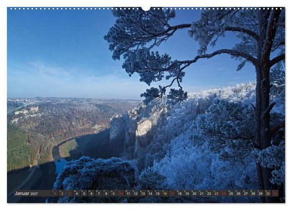 Produktbild: Gro&szlig;e Landschaft Obere Donau (hochwertiger Premium Wandkalender 2027 DIN A2 quer), Kunstdruck in Hochglanz