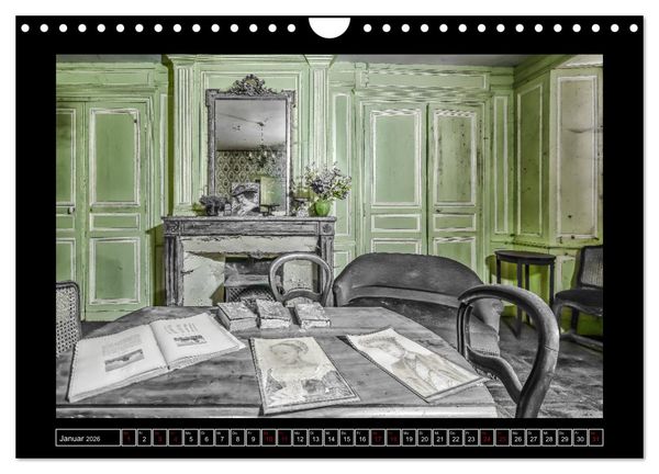 Produktbild: Lost Places - Farbenspiele (Wandkalender 2026 DIN A4 quer), CALVENDO Monatskalender