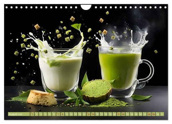 Produktbild: Lifestyle Matcha - Hot und Cool (Wandkalender 2027 DIN A4 quer), CALVENDO Monatskalender