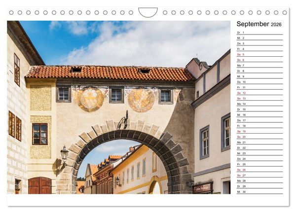 Produktbild: Ein Wochenende in Krumau (Wandkalender 2026 DIN A4 quer), CALVENDO Monatskalender