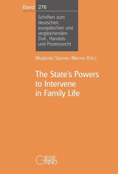 Produktbild: The State&rsquo;s Powers to Intervene in Family Life
