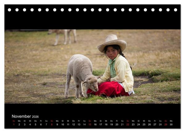Produktbild: Peru & Bolivien - Land der Inka (Tischkalender 2026 DIN A5 quer), CALVENDO Monatskalender