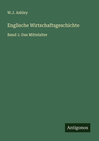Produktbild: Englische Wirtschaftsgeschichte