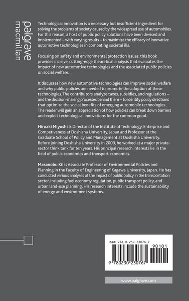 Produktbild: Technological Innovation and Public Policy
