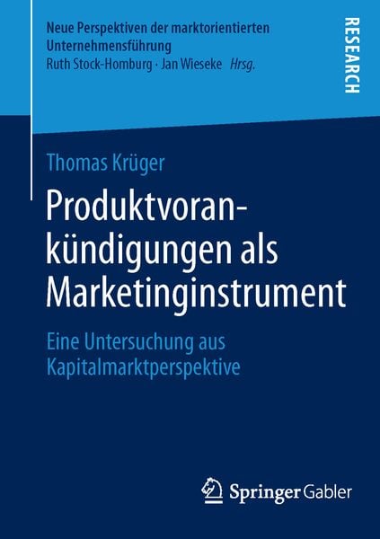 Produktbild: Produktvorank&uuml;ndigungen als Marketinginstrument