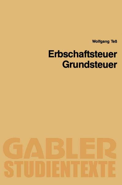 Produktbild: Erbschaftsteuer, Grundsteuer
