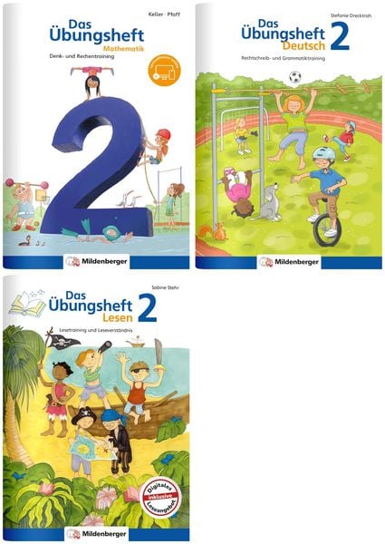 Produktbild: Sicher ins 3. Schuljahr &ndash; Paket: Rechnen &ndash; Schreiben &ndash; Lesen &ndash; Grammatik &middot; Klasse 2