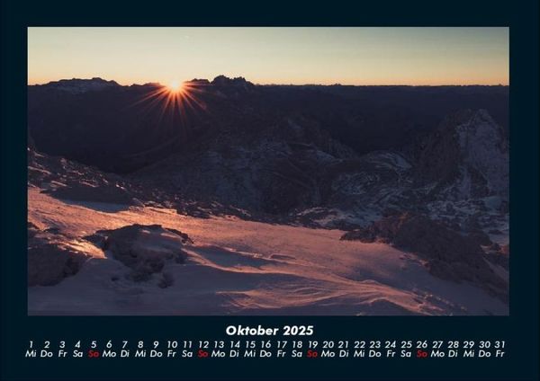 Produktbild: Landschaftskalender 2025 Fotokalender DIN A4