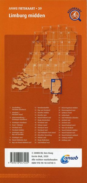 Produktbild: Limburg midden. Venlo / Roermond. 1 : 66 000